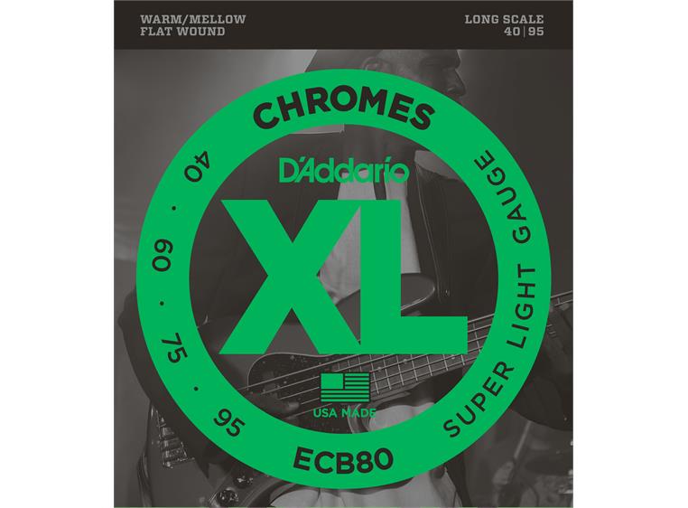 D'Addario ECB80 Chromes Bass (040-095)
